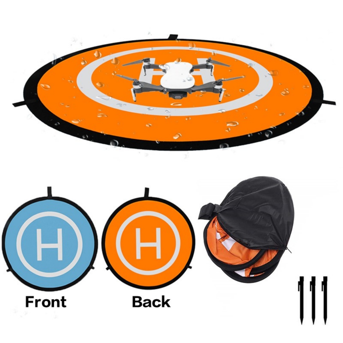 55CM Helicopter Landing Pad RC Drone Mat Helipad Unmanned Aerial — image 9