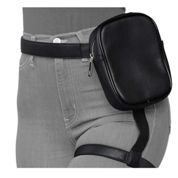 Fashionable And Personalized Women's Belted Waistpack Black - Shop at LoveMi