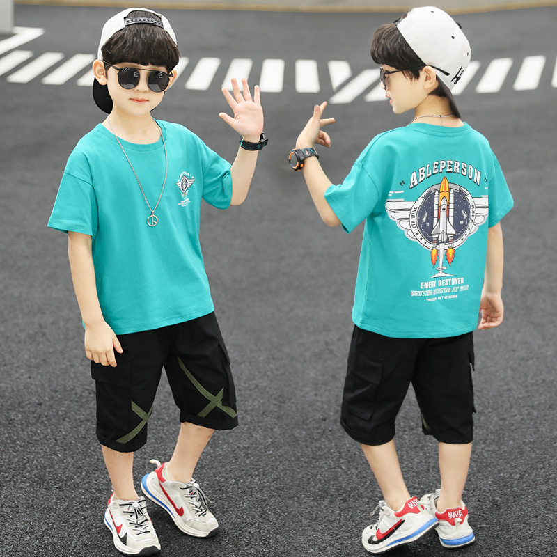 Title 4, Summer Boy Student Fashion Sports Short-sleeved...