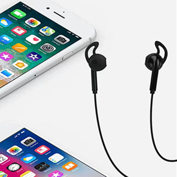 Running Binaural Wire-Controlled Bluetooth Headset In-ear Neck Hanging - Image 3