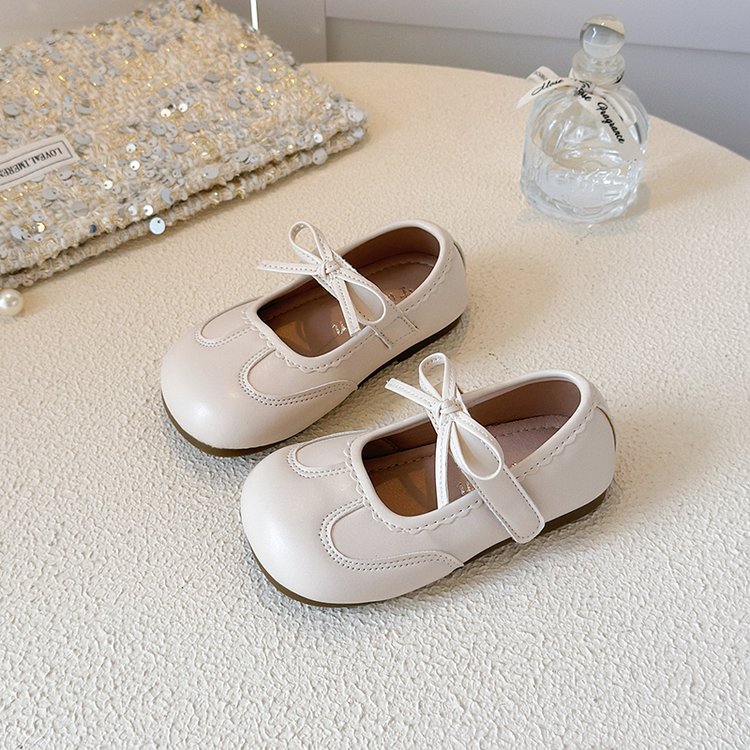 Sweet Bow Princess Shoes For Little Girls, Korean Edition Fashion, Single Shoes For Girls, Children's Shoes — foto 8