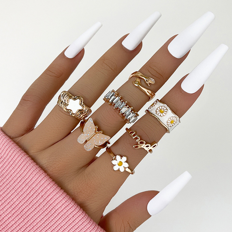 Title 8, Sweet Tai Love Oil Dripping Ring Set Prsten sa...