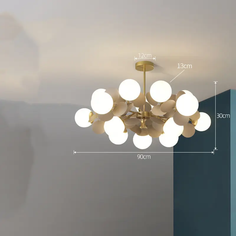 Nordic Chandelier Modern Minimalist Living Room Bedroom