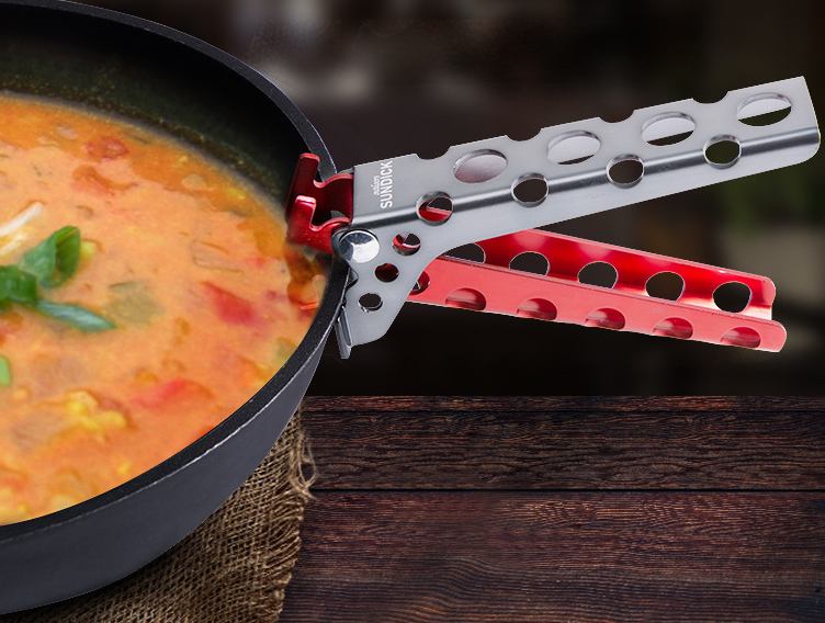 Camping Pot Accessories Aluminum Alloy Anti-scalding Non-slip Holder