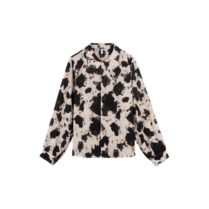 Student Tie-dye Vintage Long-sleeved Shirt