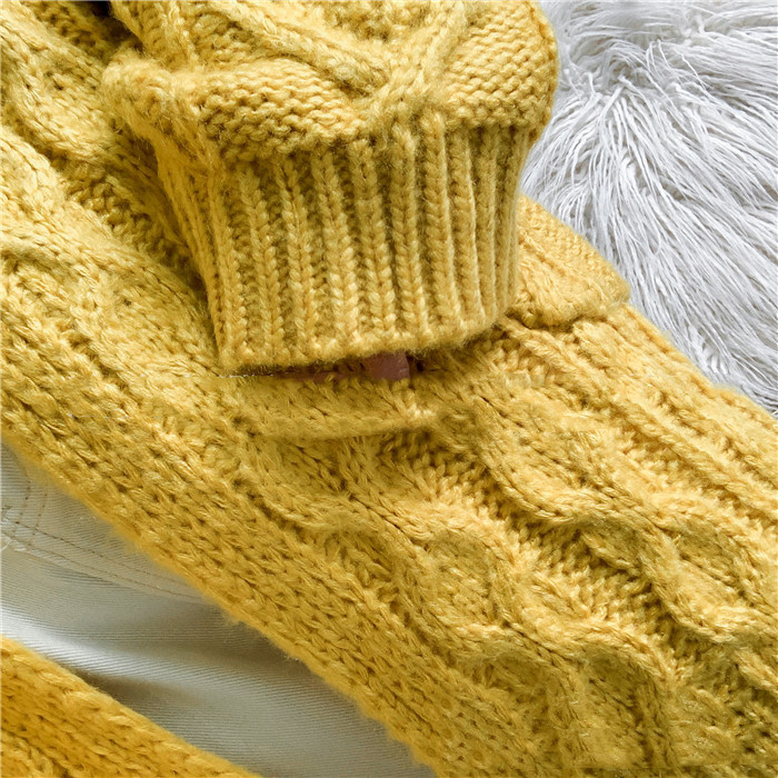 Title 3, Herbst und Winter Lazy Style gestrickter gepols...