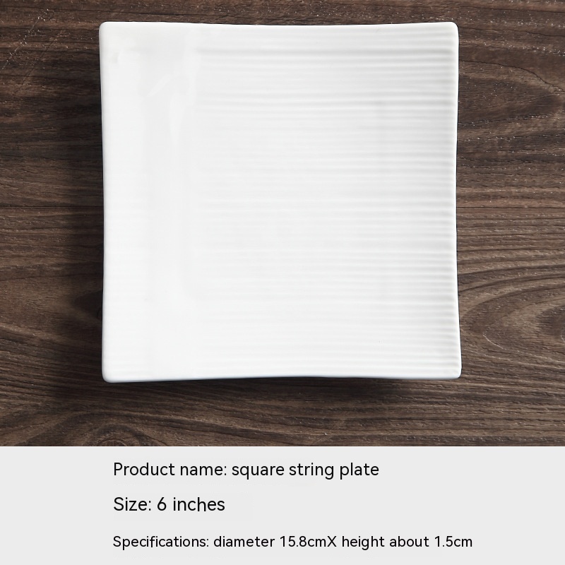 String Square Plate