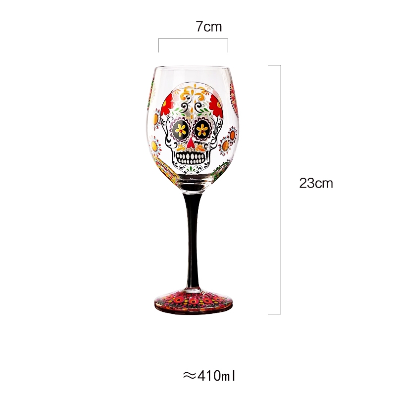 Skeleton Head Red Wine Cup