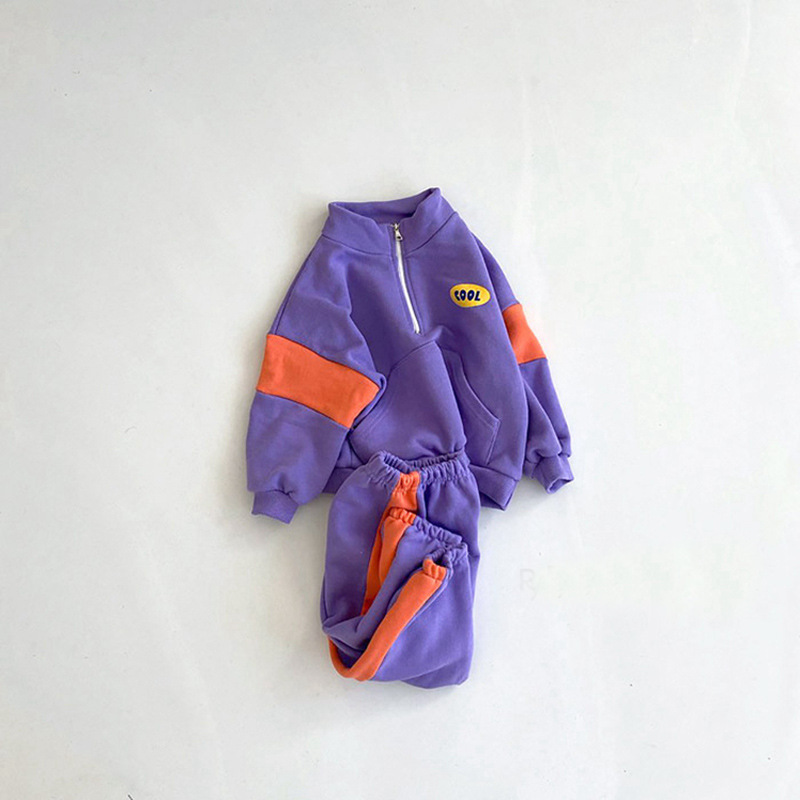 Children Toddler Baby Track Sweatpants Two-piece Set — view 6