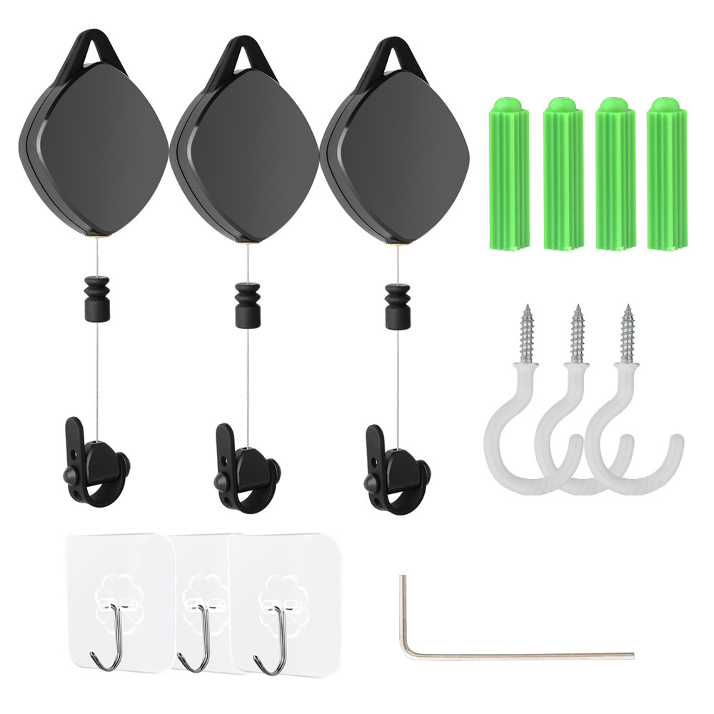 Automatic Shrink Helmet Cable Hook Reel Box - 12