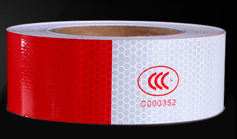 Title 2, DOT-C2 Red And White Tape Pet Reflective Film