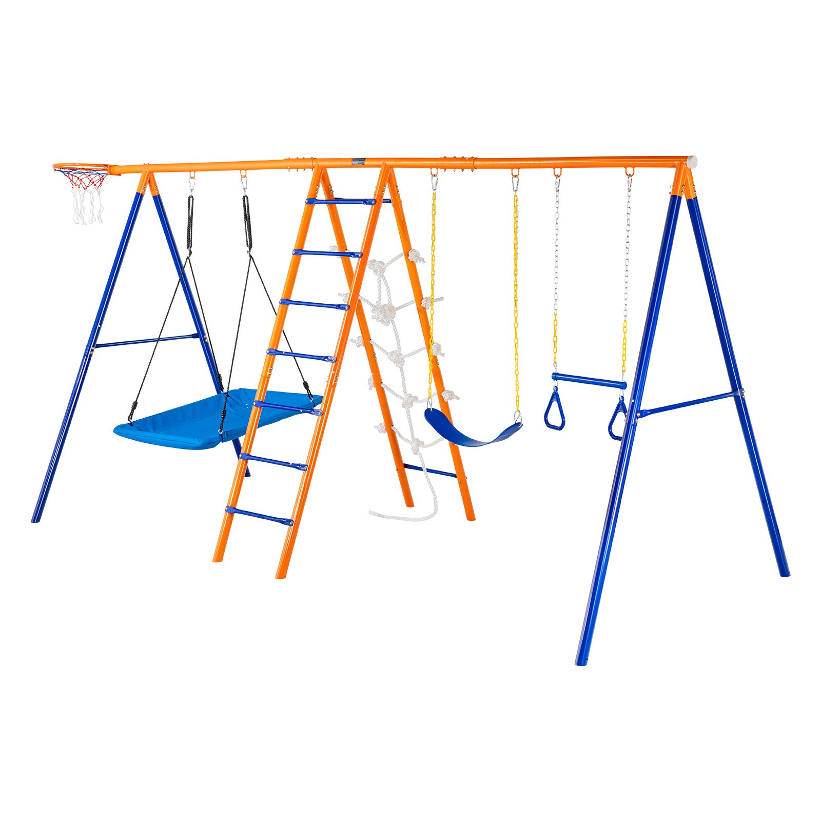 Swing Sets For 6 In 1 Swing Set 440lbs Capacity Metal Swingset — foto 4