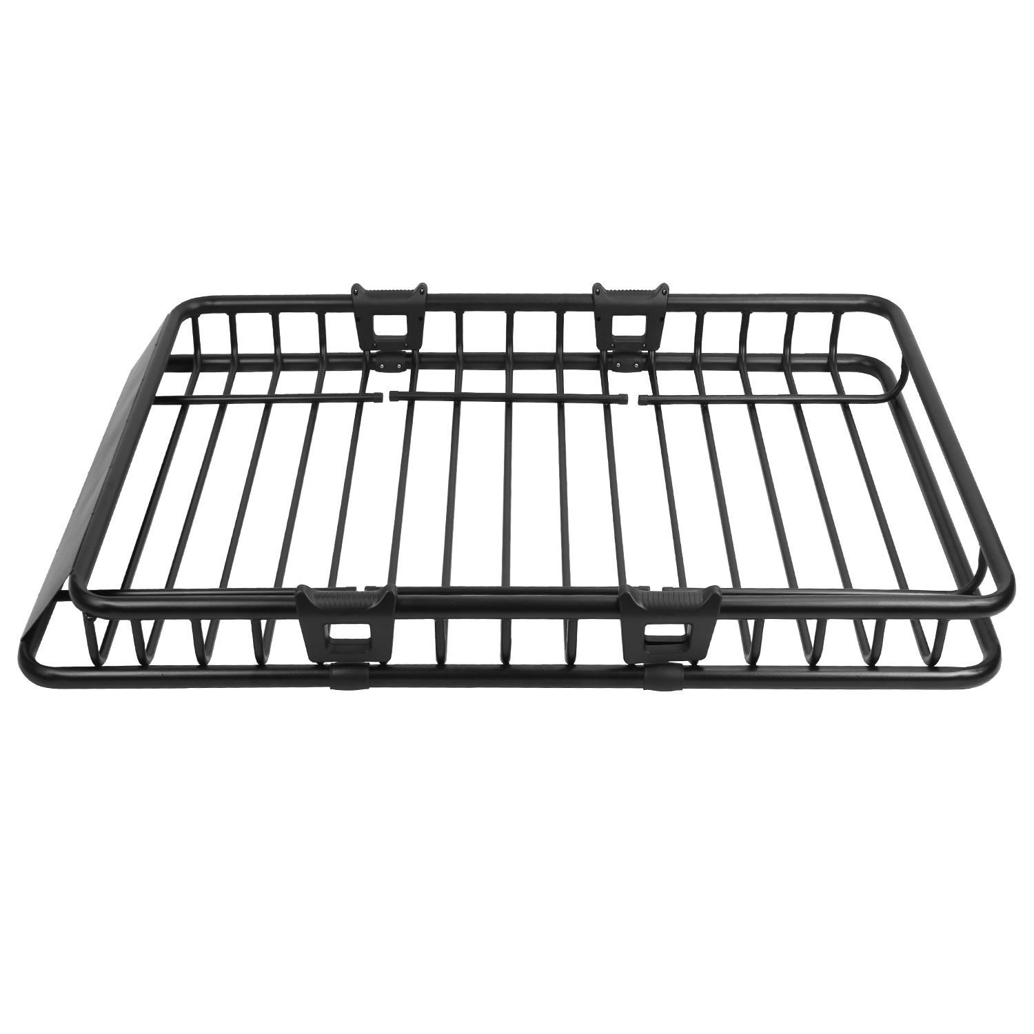 1Pc 63x39x6.3in Universal Roof Rack Cargo Carrier Car Top Luggage Holder Basket With Hook Strap Elastic Net — foto 6