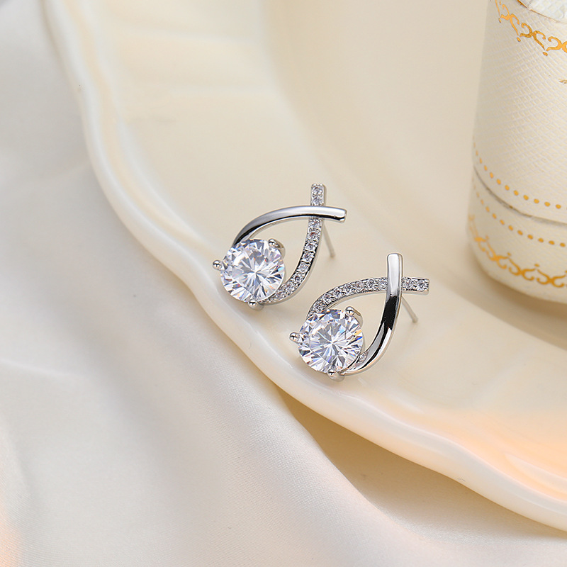 Women's Alloy Cross Earrings