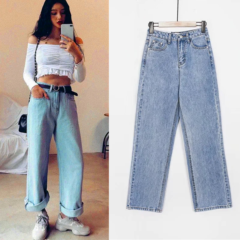 Title 7, Spring High-waisted Thin Wide-leg Pants Loose