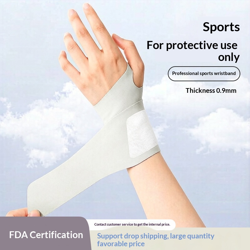 Wrap-Around Sports Wristband, Lightweight, Breathable, Tennis, Basketball, Fitness Training, Pressurized, Stable, Anti-Sprain Wrist Brace 3