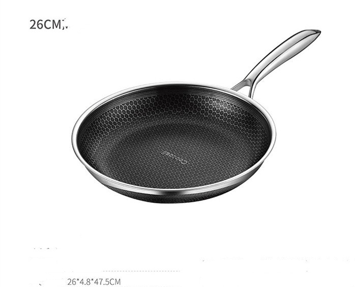 Double sided frying pan