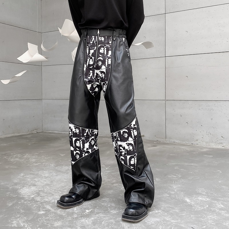 Title 5, Mens Punk Style Autumn Winter Thick Pants – Wa...