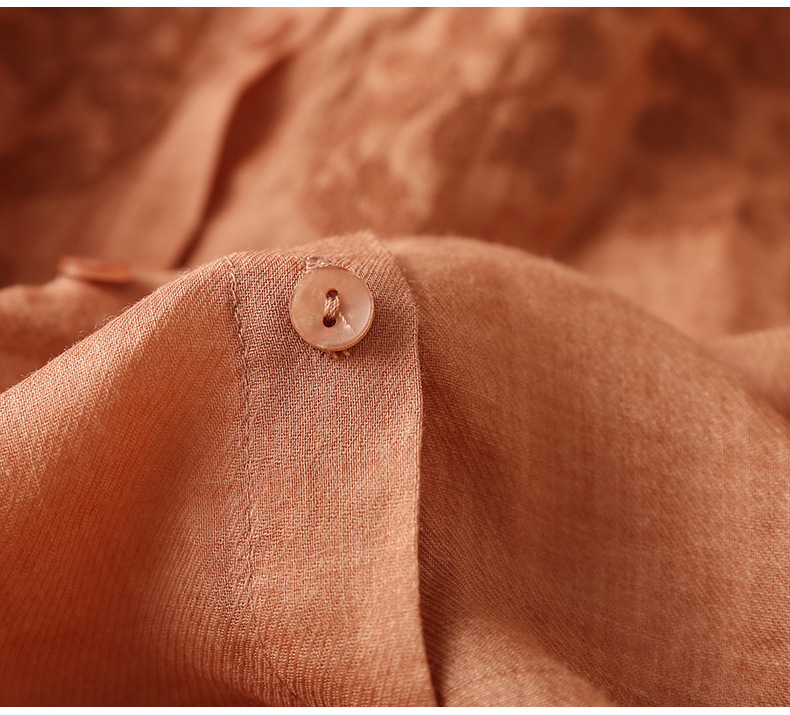 Women's Art Cotton Linen Cardigan Loose Long Sleeve Embroidered Shirt