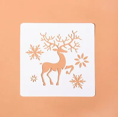 Grow Up Album Diy Hand Tent Christmas Hollowed Out Template – image 10