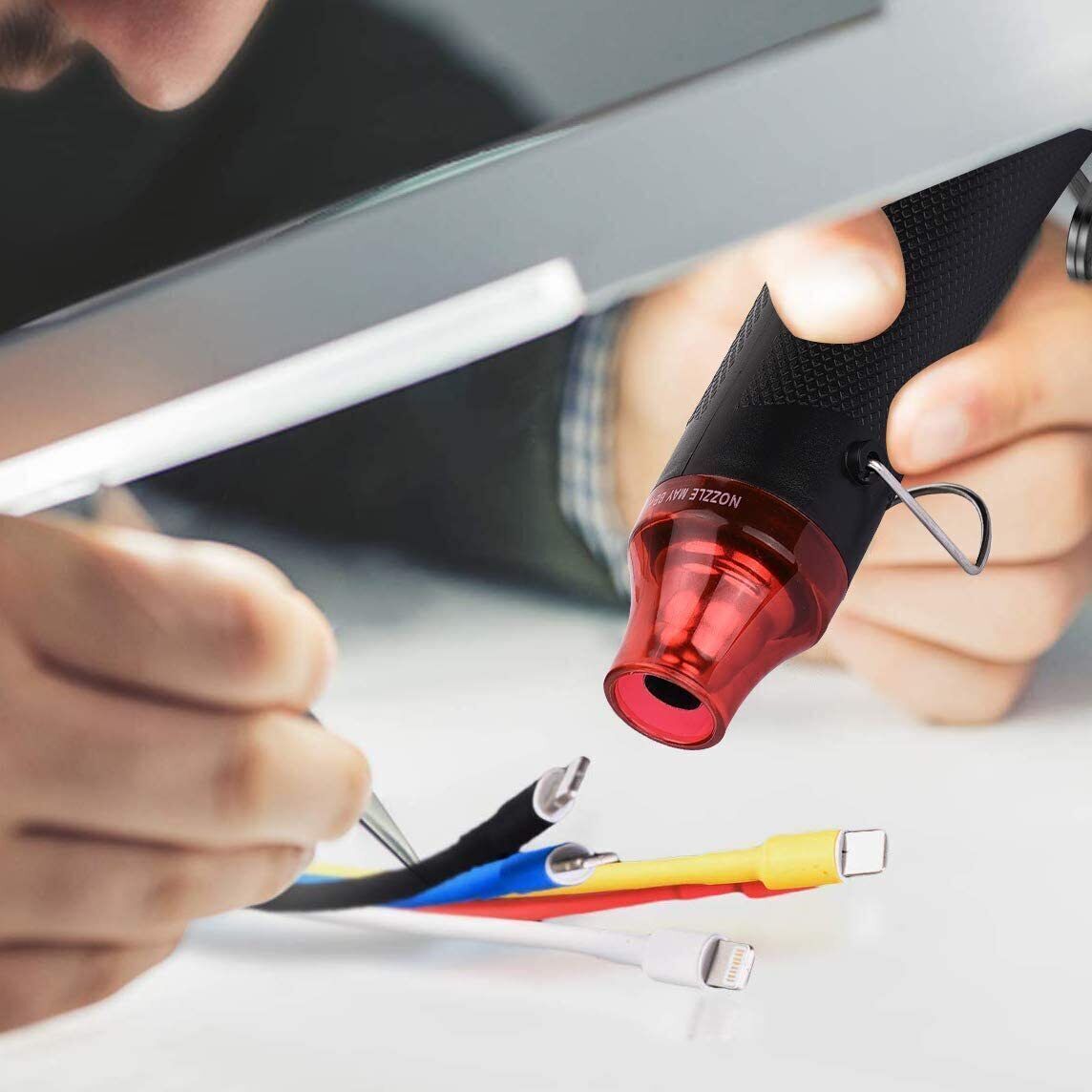 300W Handheld Hot Air Gun Portable Mini Heat Gun For DIY Crafts Shrink Wrapping — foto 8