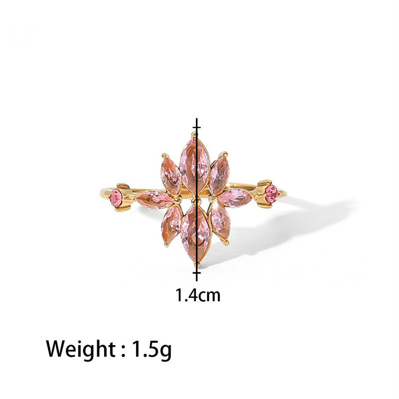 Ladies Cute Fashion Zircon Ring