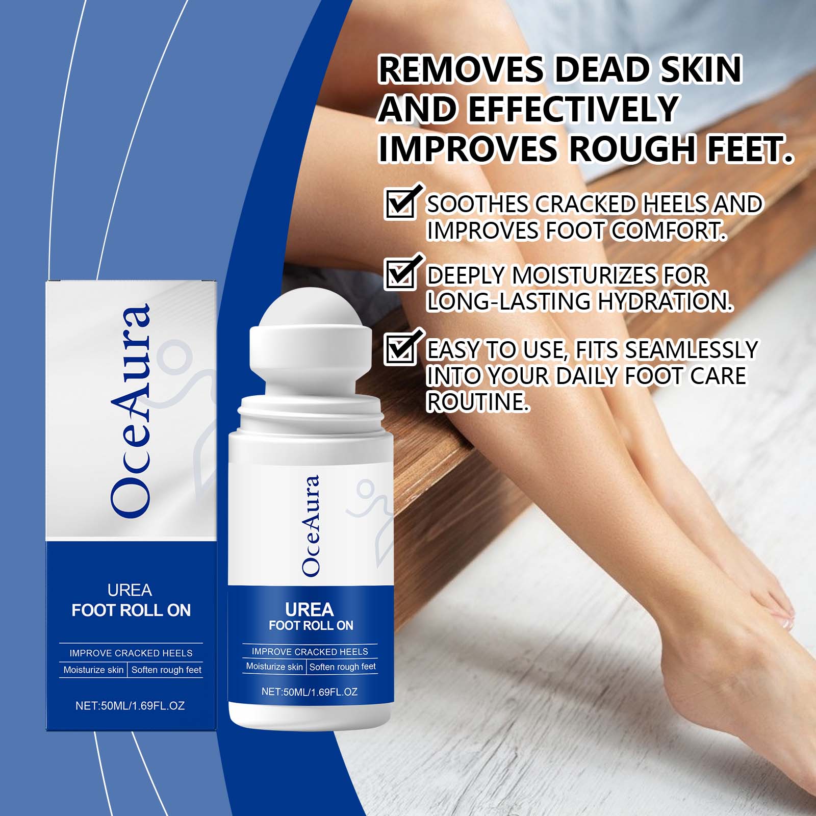 Urea Foot Moisturizing Roll-On 50ml — foto 5