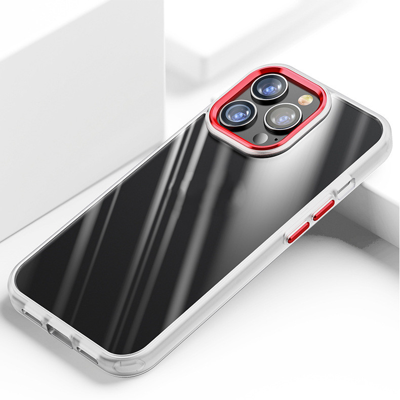Transparent Lens Metal Large Hole Phone Case - Image 3