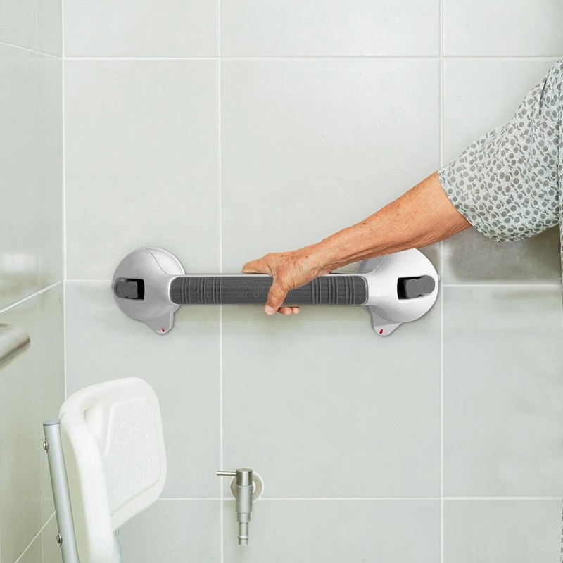 2X Suction Grab Rail Bar Safe Handle Handrail Disability Shower Safety Support G