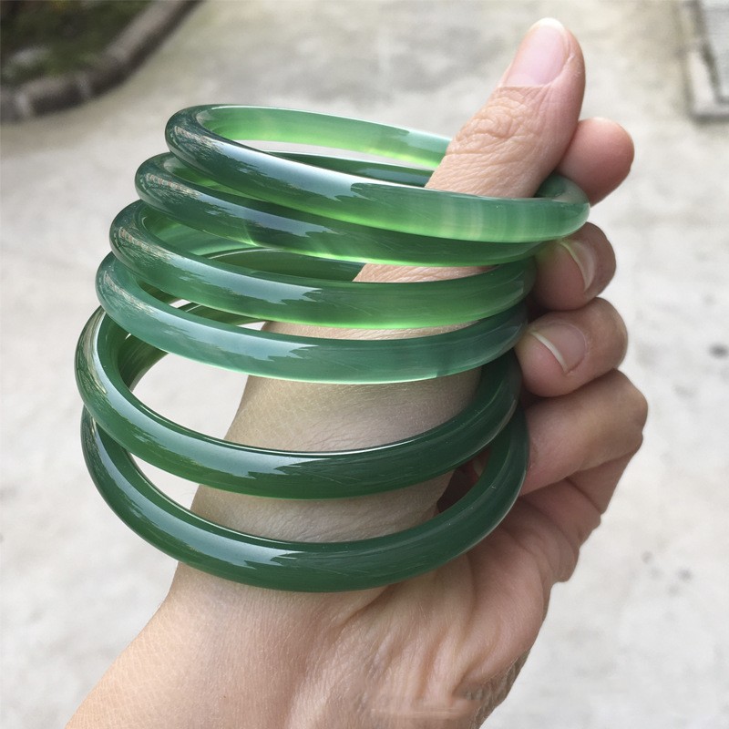 Women's Retro Simple Chalcedony Bracelet