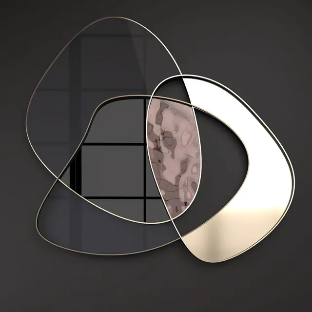 Modern Abstract 3D Metal Wall Art Canvas Painting 1Style - Shop at LoveMi