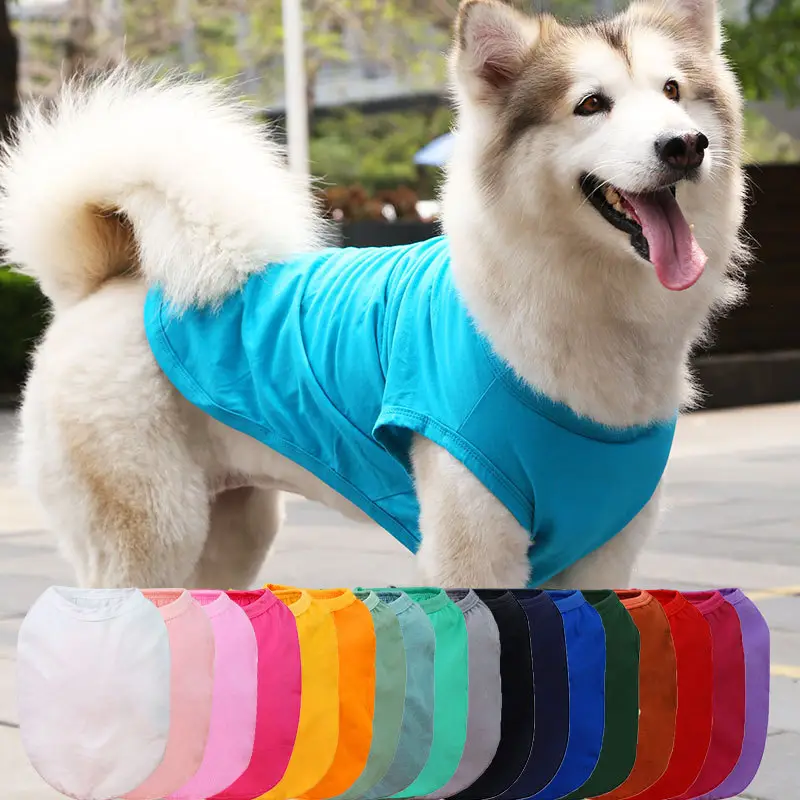 XS-5XL Dog Vest Dog Shirt Summer Small Medium Dog