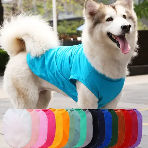 XS-5XL Dog Vest Dog Shirt Summer Small Medium Dog