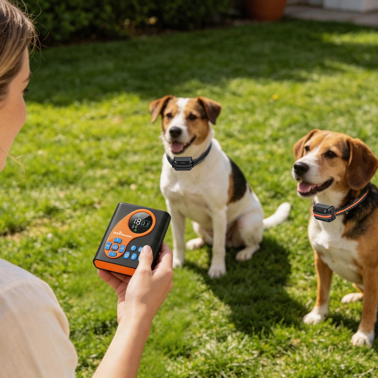 2 In 1 Wireless Dog Fence System With Training Collar Invisible Dog Fence IP68 Waterproof With 722FT Adjustable Range Beep Vibration Static Shock — foto 11