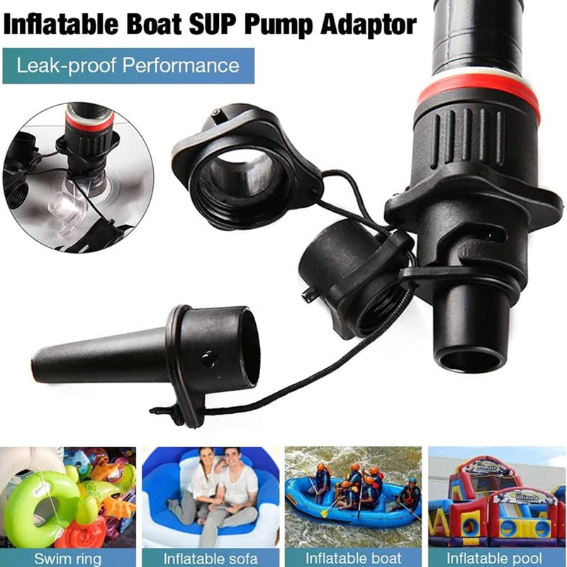 Title 3, SUP Paddle Air Valve Adapter Skin Rowing Connec...