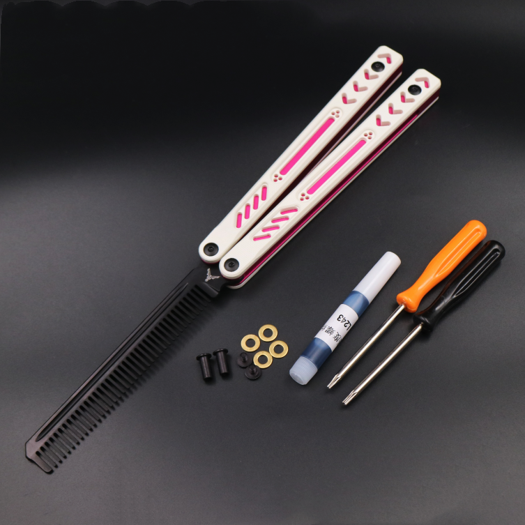 Title 7, Aluminum Handle Unbladed Ether Butterfly Knife ...