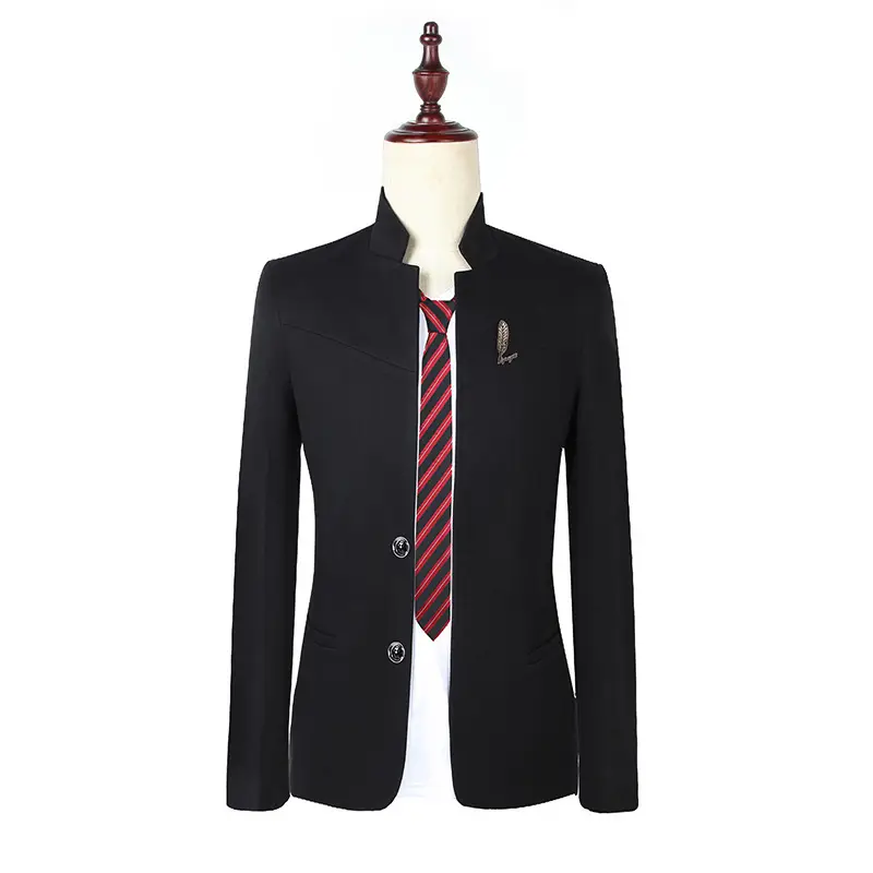 Men's Casual Slim Solid Color Top Coat
