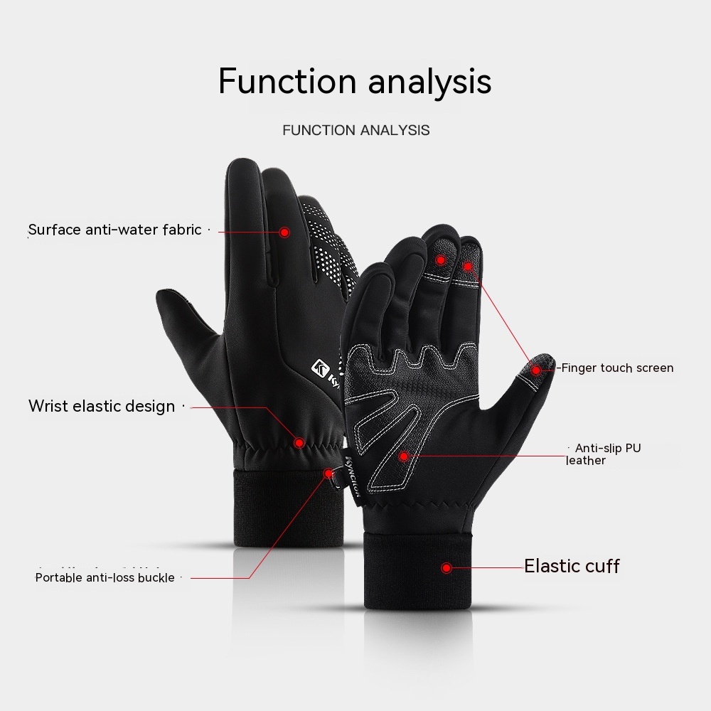 Warm Keeping Sports Cycling Gloves - Image 12