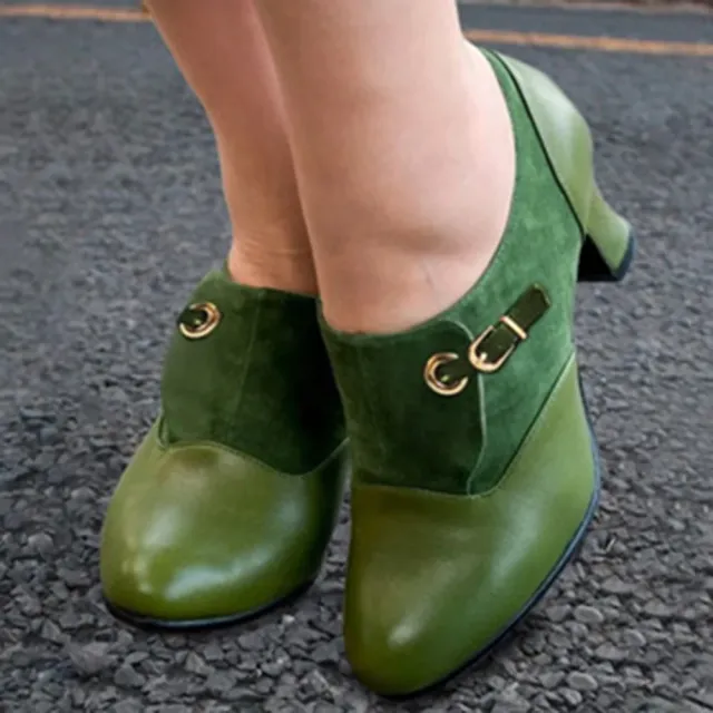 Simple High heeled Bare Boots Women's Shoes Green - Shop at LoveMi