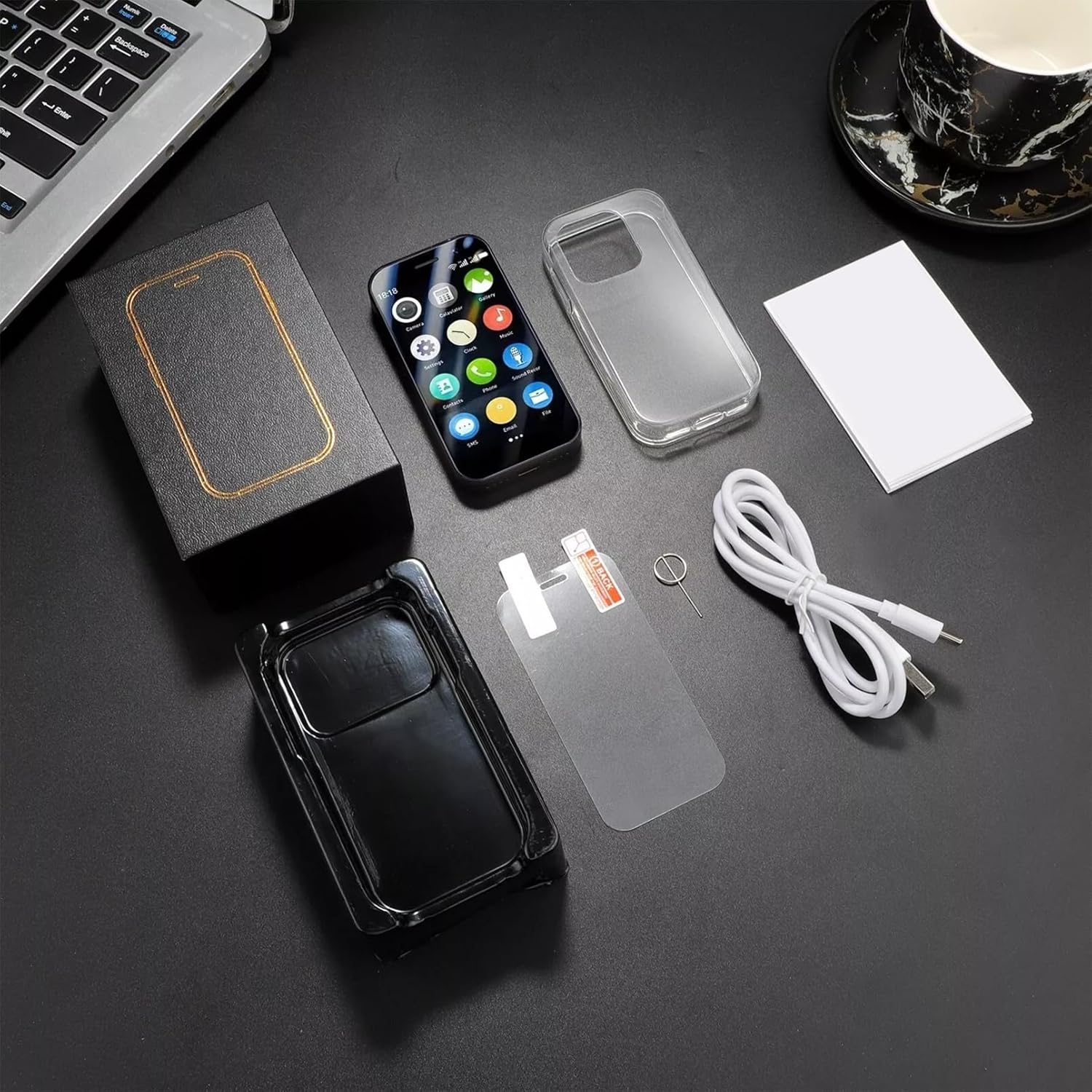 Mini Phone Unlocked World's Smallest 3.0in HD Touch Screen Mini Smartphone Android 8.1Compact Mobile Phone For Kids &Students Cell Phone Wih Quad-Core Dual SIM Face LD2GB-16GB — foto 6
