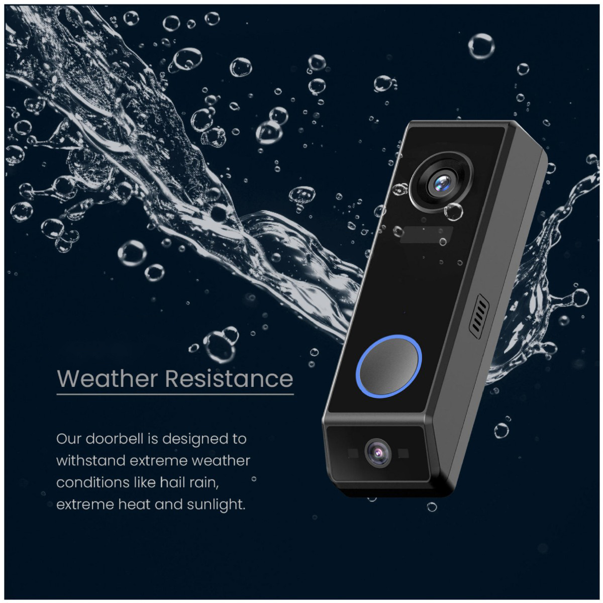 Security Video Doorbell - Dual Camera 2K HD With Delivery Guard, Colour Night — image 8