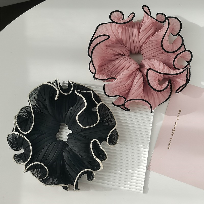 Title 3, Elegant Headband Female Bun Pleated Large Intes...