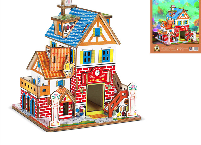 Title 9, Wood Jigsaw 3D DIY Model Creativity