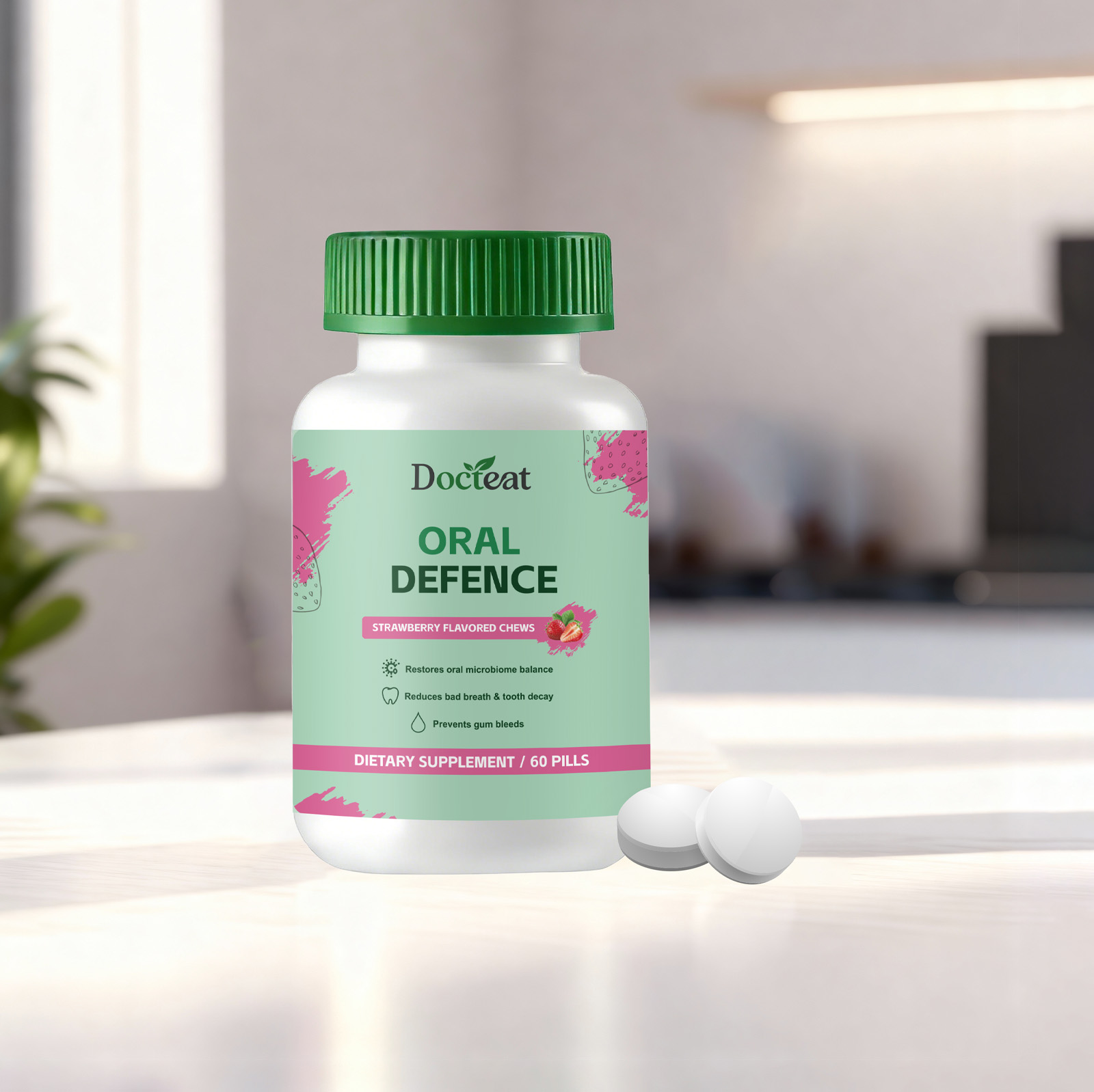 Oral Microbial Support Tablets Input 60 Tablets-Bottle