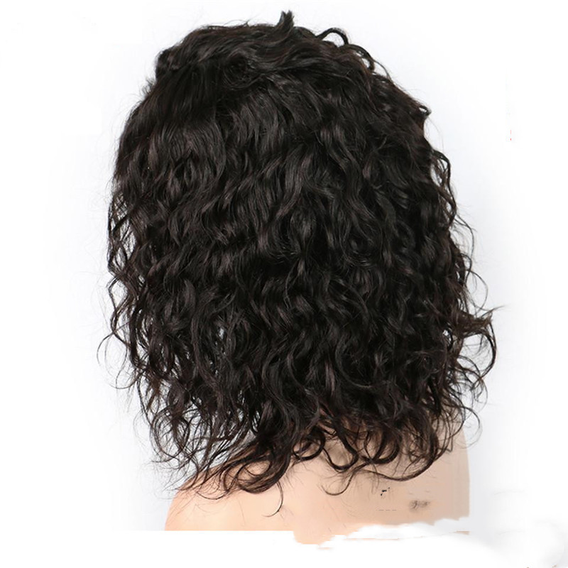 Полный парик шнурка, женский полумеханический головной убор с бобом