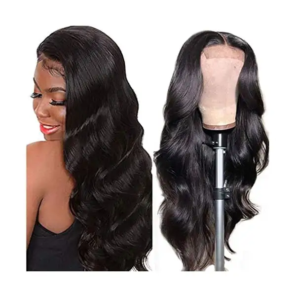 4x4 Lace Closure Wig Human Hair Natural