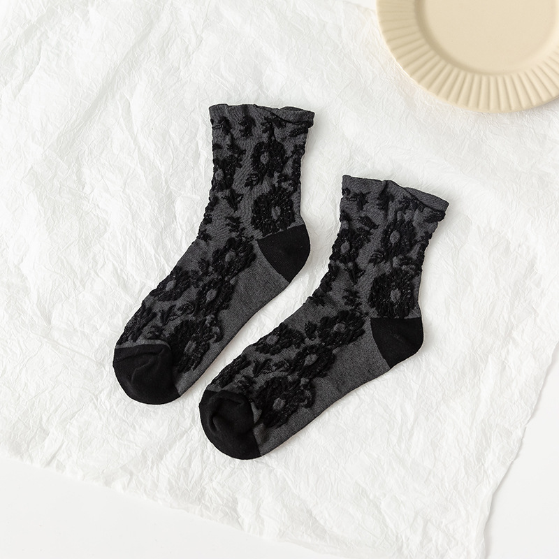 Title 1, Vintage jacquard ladies cotton socks