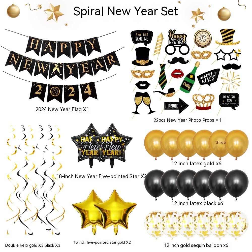 Spiral New Year Set