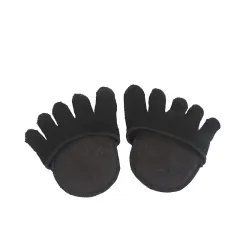 Toe Five-finger Socks Women's High Heels Invisible Pumps - Black - View 1