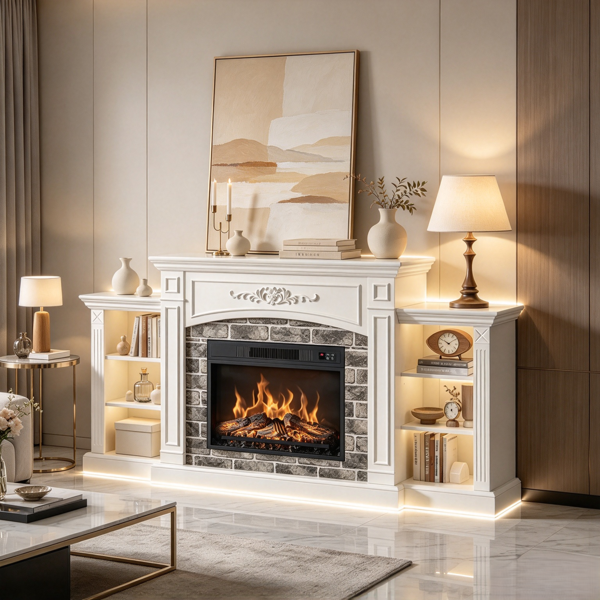 Fireplace TV Stand
